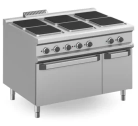 Cocina Eléctrica 6 zonas Cuadradas con Horno Eléctrico EXTRA GRANDE MPQ912FEM MAGISTRA PLUS 900
