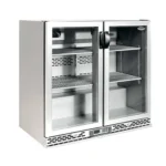 EXPOSITOR REFRIG HORIZONTAL INOX 2 PUERTAS CIEGAS