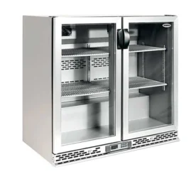 EXPOSITOR REFRIG HORIZONTAL INOX 3 PUERTAS CIEGAS