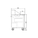 MESA REFRIGERADA SDT-48