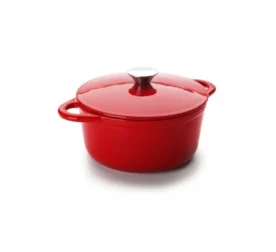 COCOTTE REDONDA ROJA 21X10 CM