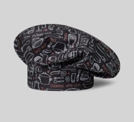 GORRO GRAN CHEF VELCRO ESTAMPADO